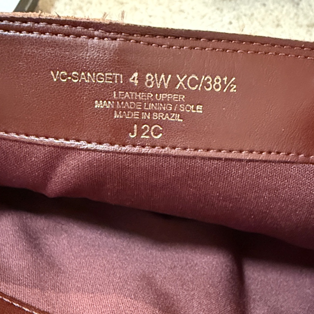 Vince Camuto Dark Burgundy Heeled Boots - Picture 9 of 10